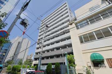 エスリード野田阪神駅前の外観（北東側から）