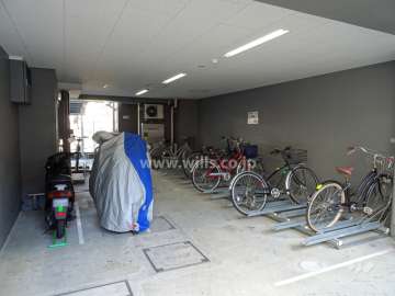 バイク置場、自転車置場