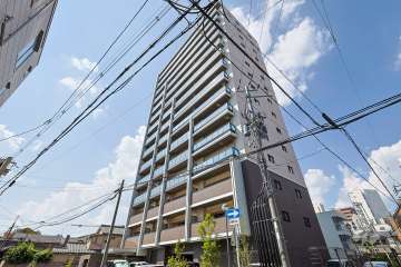 ワコーレ福島野田ザ・レジデンスの外観（南東側から）