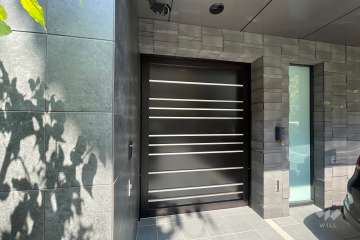 駐輪場の出入り口