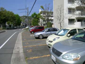 敷地内の駐車場