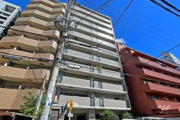 エスリード天神橋の外観(南西側から)