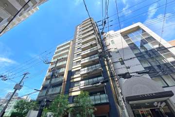 アウラ西天満三丁目の外観(南東側から)