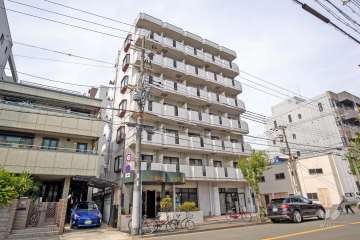 リッチハイツパークサイドの外観（南西側から）