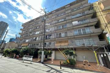 コーポ中津の外観（北東側から）