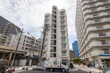 コープ野村梅田B棟の外観（北西側から）