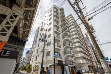 コープ野村梅田B棟の外観（北東側から）