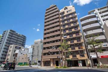 ラナップスクエア天満プライムの外観（南西側から）