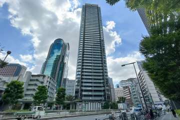 ザファインタワー梅田豊崎の外観（北側から）