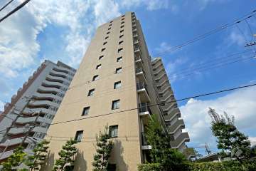 プラネスーペリア梅田北ブライトコンフォートの外観(北東側から)