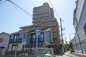 グランパレ夙川香櫨園の外観（北東側から）