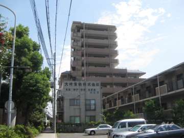 グランパレ夙川香櫨園の外観（西側から）
