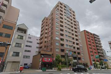 グランドメゾン安堂寺の外観（南西側から）　