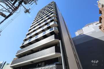 プレサンス松屋町グレースの外観（南東側から）