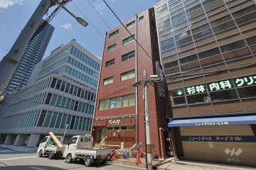 メゾンドール高麗橋の外観（南東側から）