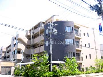 ル・サンク西宮武庫川の外観（北西側から）