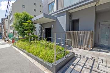 駐輪場の出入り口