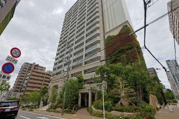 リバーガーデン上町一丁目の外観（北東側から）