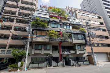 都住創内淡路町の外観（南西側から）