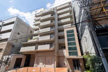 谷町クリーンハイツの外観（南東側から）