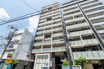 レジェンドール心斎橋EASTの外観（南東側から）