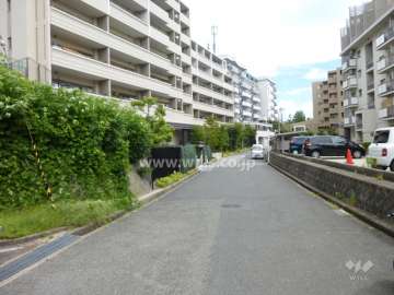 敷地南側の前面道路