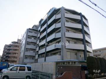 エーベル武庫之荘北の外観（北東側から）