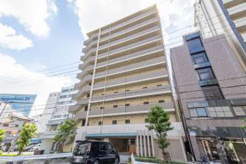 ファミールリブレ梅田東の外観（北西側から）