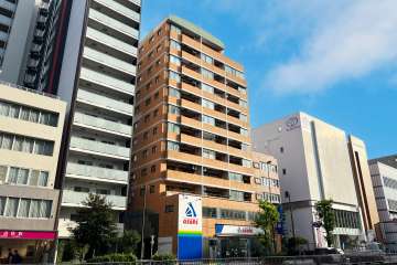 アシェール上野北の外観（北側から）