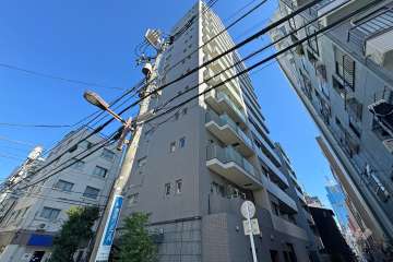 イニシア浅草の外観（南西側から）