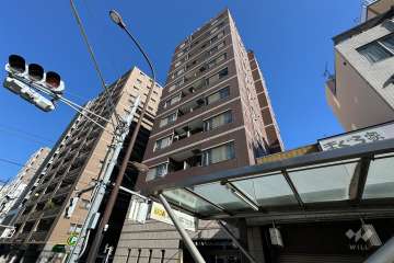 デュオスカーラ浅草国際通りの外観（南西側から）