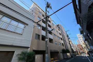 プリムローズ浅草ウエストの外観（北東側から）