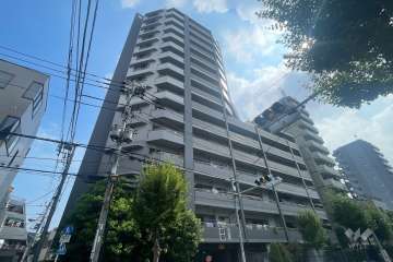 ライオンズシティ東京根岸の外観（西側から）