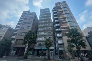 ライオンズマンション根岸東の外観（西側から）