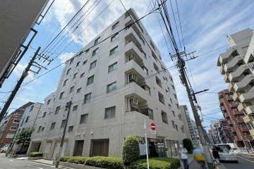 上野入谷シティハウスの外観（北東側から）.