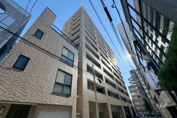 クリオ蔵前壱番館の外観（北西側から）