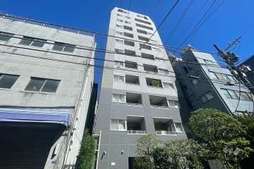 ライオンズシティ蔵前の外観（北西側から）