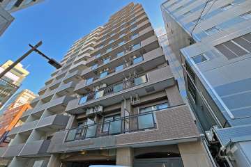 ライオンズマンション浅草雷門の外観（北西側から）