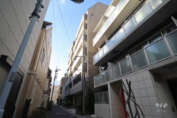 ルピナス台東レジデンスの外観(南東側から)