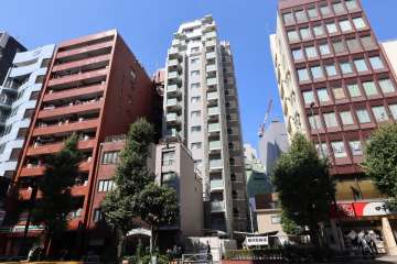 藤和シティホームズ蔵前駅前の外観(南東側から)