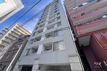 藤和シティホームズ蔵前駅前クレーデルコートの外観（南西側から）