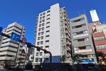 雷門スカイマンションの外観(南東側から)