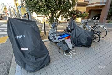 バイク置き場