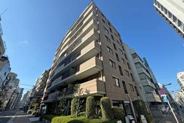 ライオンズプラザ蔵前の外観（南東側から）