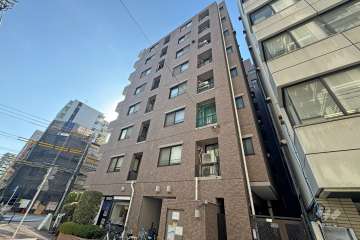 ライオンズプラザ蔵前の外観（北東側から）