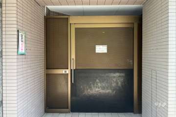 駐輪場の出入り口