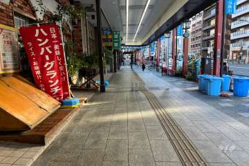 敷地南側の前面道路