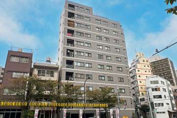 ドムール入谷の外観（北西側から）