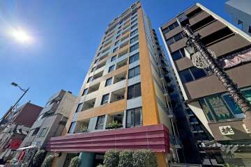 アルシオン浅草国際通りの外観（北東側から）