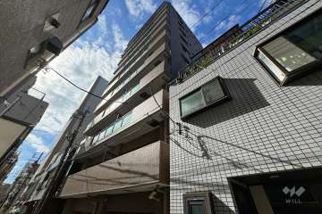 ダイアパレス西浅草グランマジェストの外観（北東側から）